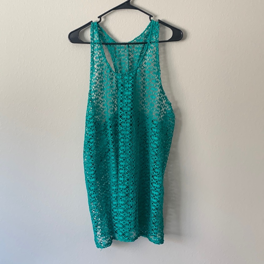 Lace swimsuit cover up